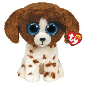 Փափուկ խաղալիք 36487 DOG - Dog brown white med TY