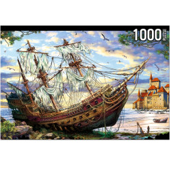 Փազլ ФK1000-7041 "Նավ" 1000 էլ․ Konigspuzzle