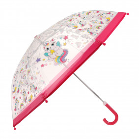 Зонт детский Кэттикорн прозрачный, 48 см