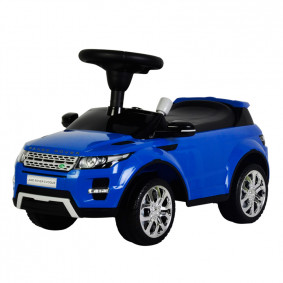 Каталка 348 Машина Land Rover для катания детей, синий, со звуком, до 23кг, в коробке
