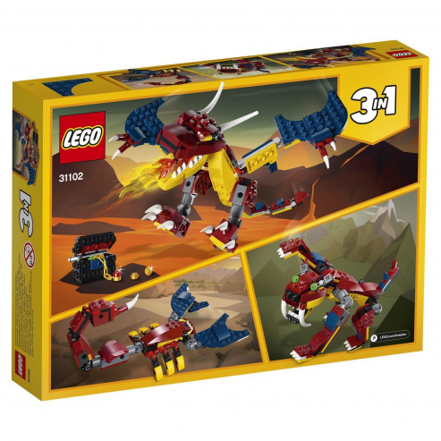 Կոնստրուկտոր 31102 Կրակ վիշապ LEGO CREATOR