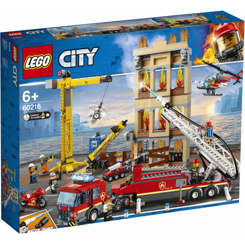 Կոնստրուկտոր 60216 CITY Հրշեջ կայան LEGO