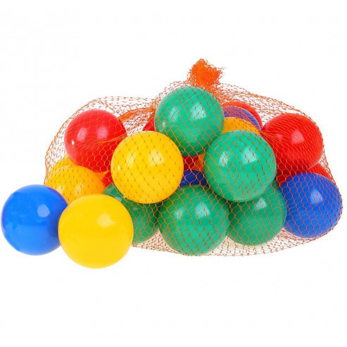  Պլաստիկե գնդակներ 10 հատ Գունավոր, И-1497