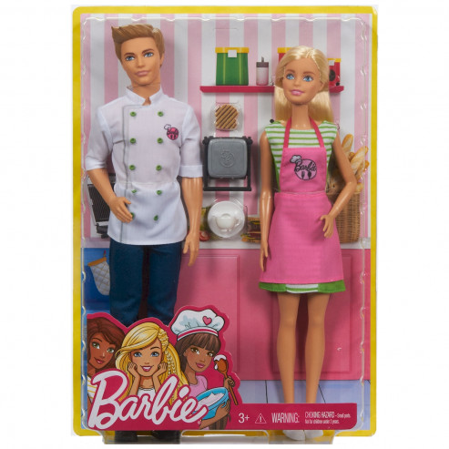 Հավաքածու FHP64 Ով լինել? Barbie և շեֆ խոհարար B