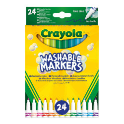 Ֆլոմաստերներ, մաքրվող 24 գույն, Crayola 