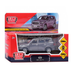 Մեքենա մետաղ․ INFINITI QX80 12,5 սմ մոխրագ․ Техноп