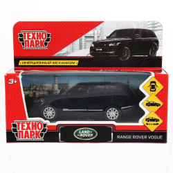 Մեքենա մետաղ․ RANGE ROVER VOGUE սև 12 սմ Технопарк