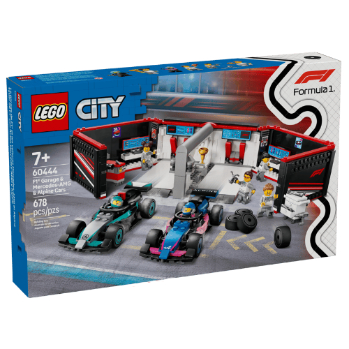 Կոնստրուկտոր "Ավտոտնակ և մեքենաներ,Mercedes-AMG և Alpine", City Lego