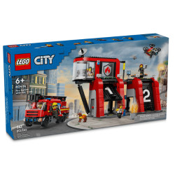 Կոնստրուկտոր "Հրշեջ կայարան և մեքենա" City Lego