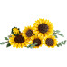 Կոնստրուկտոր "Արևածաղիկների փունջ" Botanicals Lego