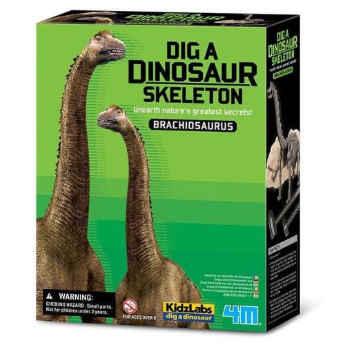 Խաղային հավաքածու պեղումներ "Brachiosaurus" 4M