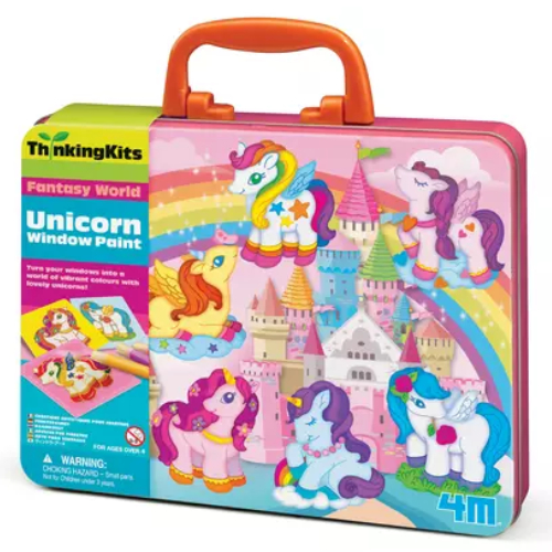 Ստեղծագործական հավաքածու  "Unicorn Window Paint" Thinking Kits  4M
