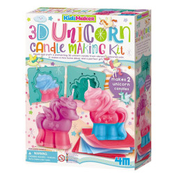 Ստեղծագործական հավաքածու "3D Unicorn Candle" KidzMaker  4M