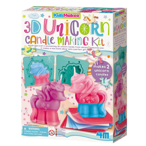 Ստեղծագործական հավաքածու "3D Unicorn Candle" KidzMaker  4M