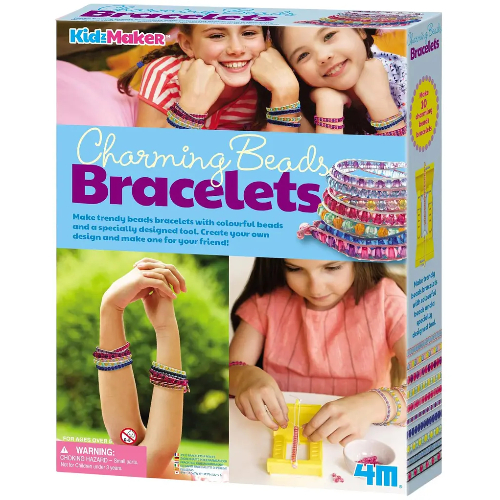 Ստեղծագործական հավաքածու "Charming Beads Bracelets" 4M