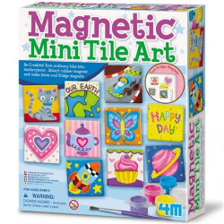 Ստեղծագործական հավաքածու "Magnetic Tile Art" 4M
