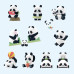 Արձանիկների հավաքածու "Panda Roll Ballet Performance Series"