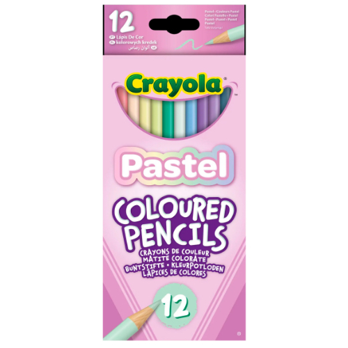 Մատիտներ պաստելային 12 գույն, Crayola