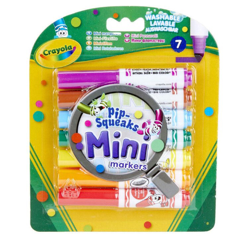 Ֆլոմաստերներ փոքրիկ, մաքրվող 7 գույն, Crayola