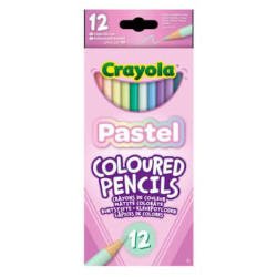 Մատիտներ պաստելային 12 գույն, Crayola