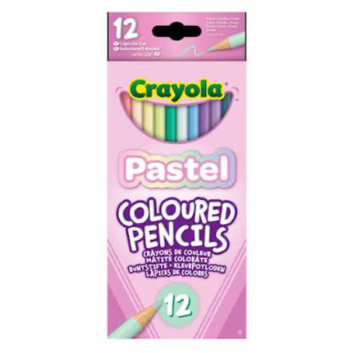 Մատիտներ պաստելային 12 գույն, Crayola