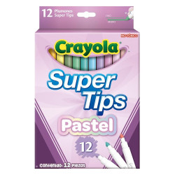 Ֆլոմաստերներ բարակ, մաքրվող 12 գույն, Crayola