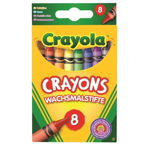 Յուղամատիտներ 8 գույն, Crayola
