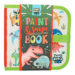 Ստեղծագործական գիրք "Paint & Swipe" Dino World