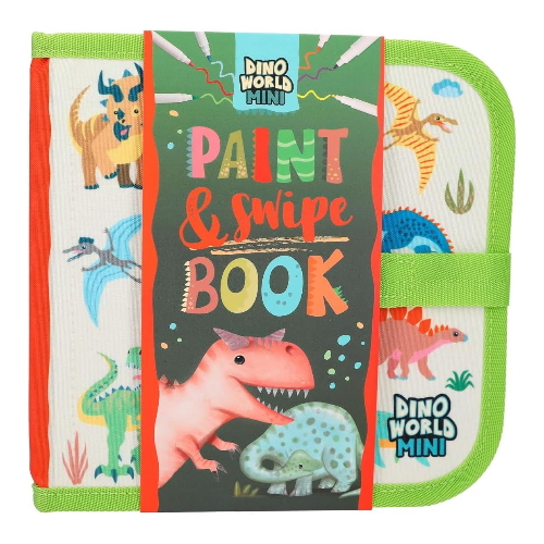 Ստեղծագործական գիրք "Paint & Swipe" Dino World