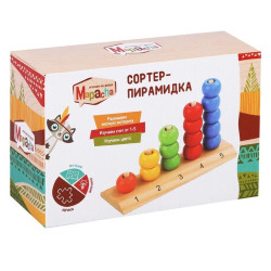 Сортер-пирамидка цвета и счет