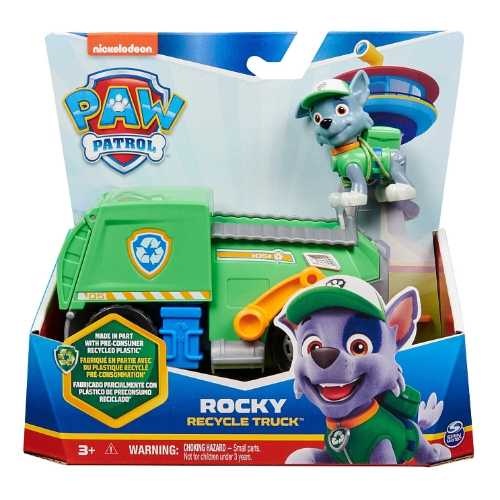 Щенячий патруль. Игр набор Машинка с фигуркой Рокки, 15см. Paw Patrol
