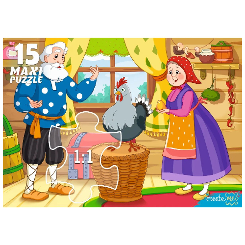 Մաքսի-փազլ "Ոսկե ձվիկը" 15 դետալ