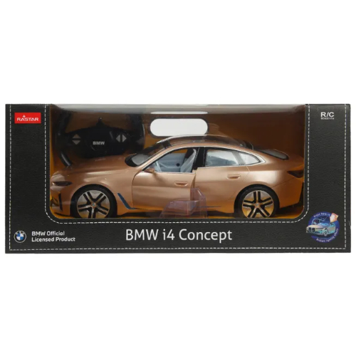 Մեքենա հեռակառավարվող "BMW I4" Ոսկեգույն,"Rastar"