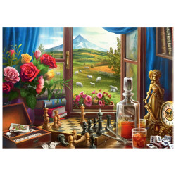 Փազլ "Artpuzzle" 500 դետալ, "Շախմատներով նատյուրմորտ"