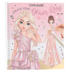 Կպչուկներով  գիրք "Create Your Glam Look" Top Model