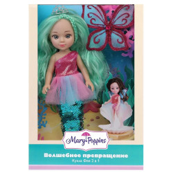 Кукла 451315 "Волшебное превращение" 2в1 Фея-русалка