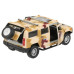 Машина металл HUMMER H2  длина 12 см, двери, багаж, инерц, КАМУФЛЯЖ, в кор. Технопарк в кор.2*36шт