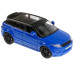 Машина металл LAND ROVER RANGE ROVER EVOQUE 12,5 см, двер, синий, кор. Технопарк в кор.2*36шт