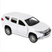 Машина металл MITSUBISHI PAJERO SPORT 12 см, двер, багаж, инерц, белый, кор. Технопарк в кор.2*36шт