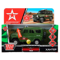 Մեքենա մետաղական "UAZ Hunter" 12 սմ կանաչ Технопарк