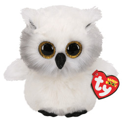 Փափուկ խաղալիք "Սպիտակ բու Austin","TY Beanie Boo's"