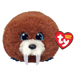 Փափուկ խաղալիք "շագանակագույն ծովացուլ Walrus", "TY Ball"