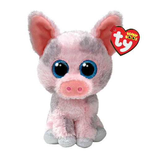 Փափուկ խաղալիք "Վարդագույն խոզուկ  Hambone","TY Beanie Boo's"