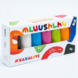 Պլաստիլին 6հատ 175գ. Xaxalove