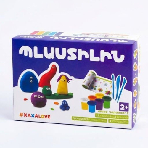 Պլաստիլին 6հ 400 գր․ ուղեցույց Xaxalove